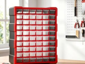 Giantz 60-Drawer Tool Storage Cabinet, Anti-Drop Hardware Organizer Storage Box