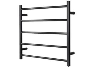 Devanti Electric Heated Towel Rail Rack 5 Bars Wall Mounted Clothes Dry Warmer
