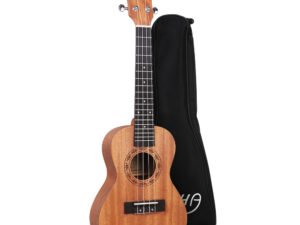 Alpha 26" Ukulele Natural Mahogany Tenor Beginner Gift w/ Carry Bag