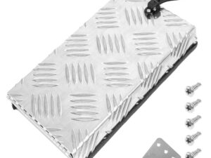 RV Truma Cowl Cover Silver Checker Aluminum Universal Flue Vent Truma Hotwater
