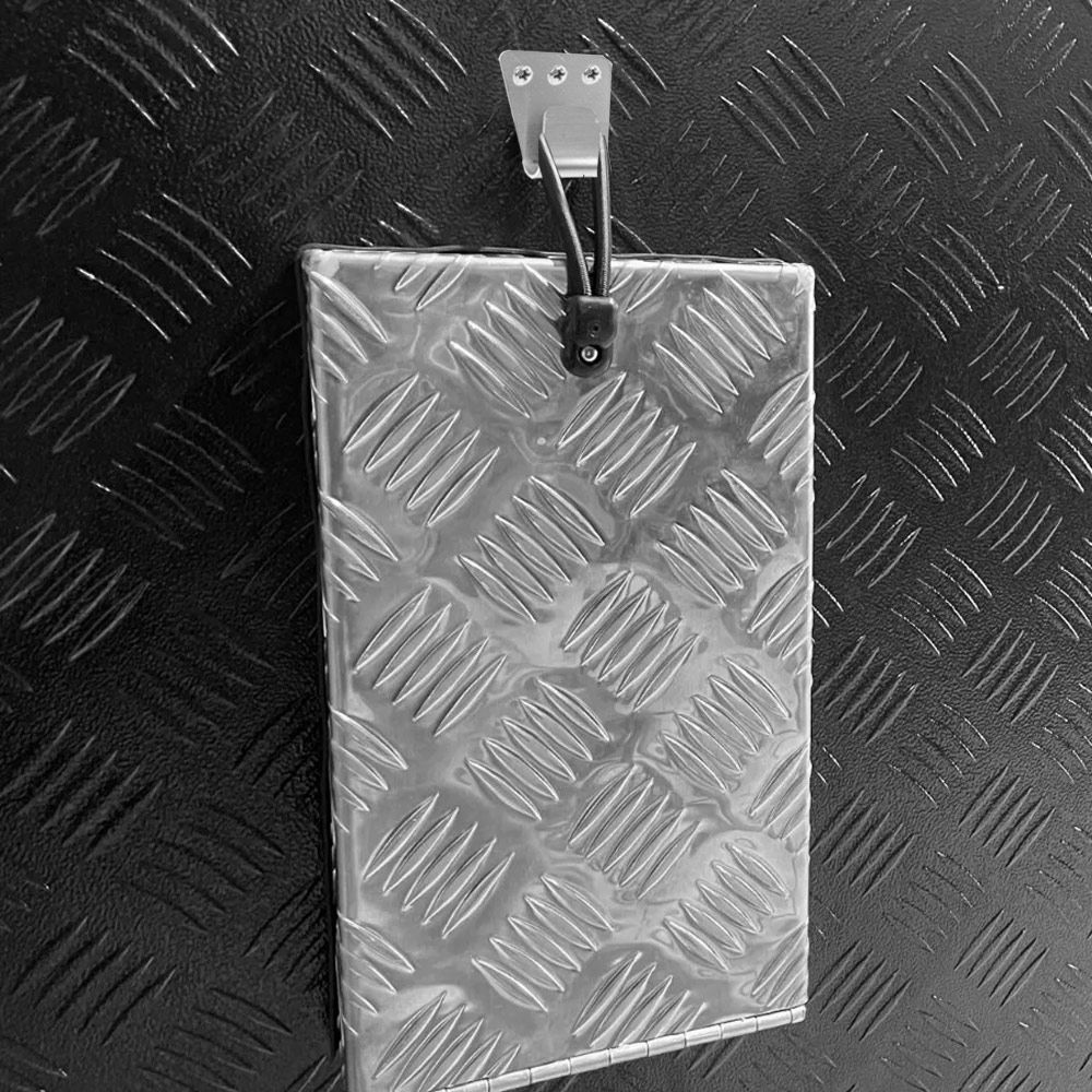 RV Truma Cowl Cover Silver Checker Aluminum Universal Flue Vent Truma Hotwater