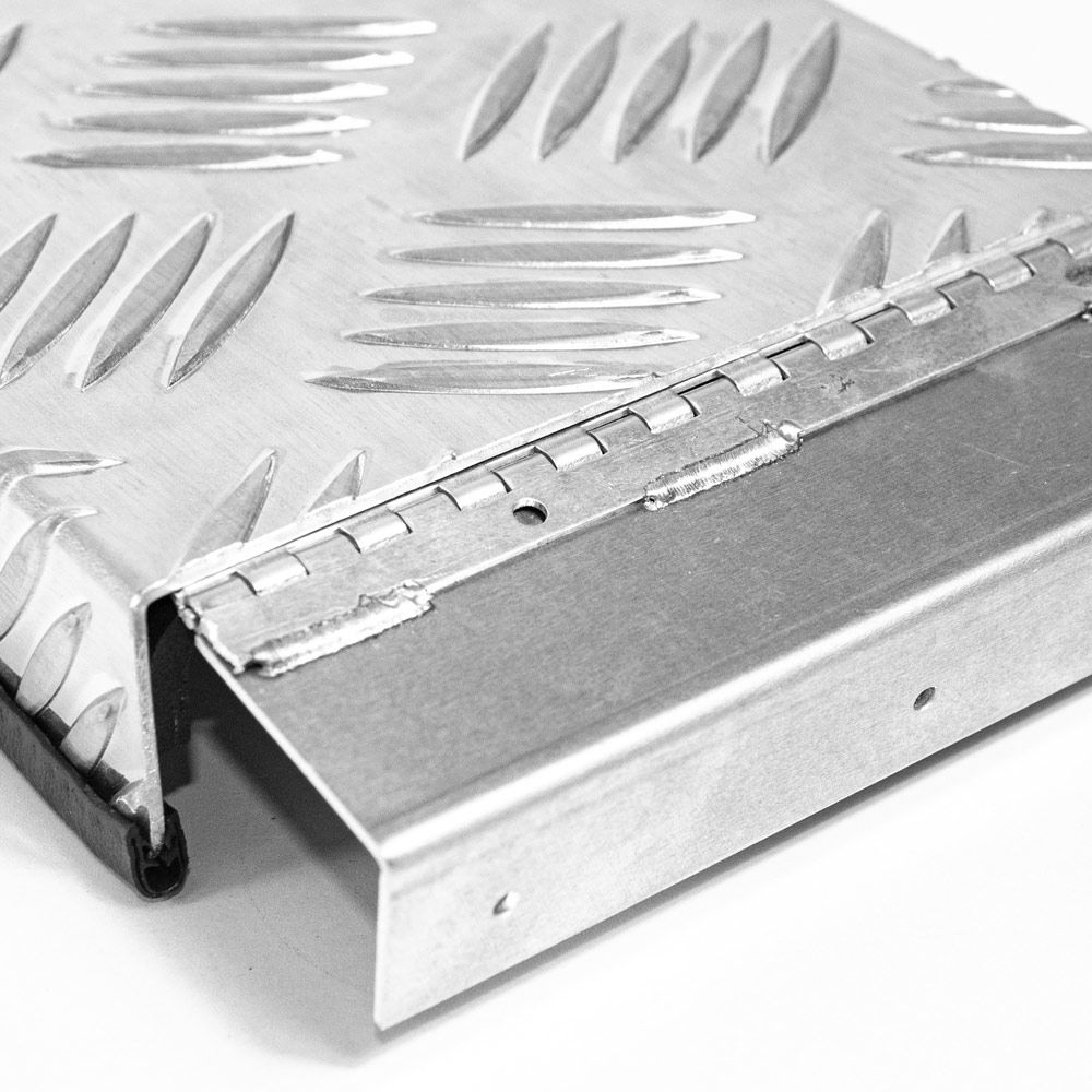 RV Truma Cowl Cover Silver Checker Aluminum Universal Flue Vent Truma Hotwater