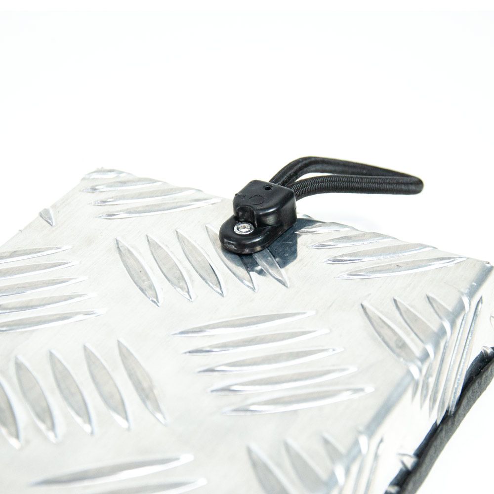 RV Truma Cowl Cover Silver Checker Aluminum Universal Flue Vent Truma Hotwater