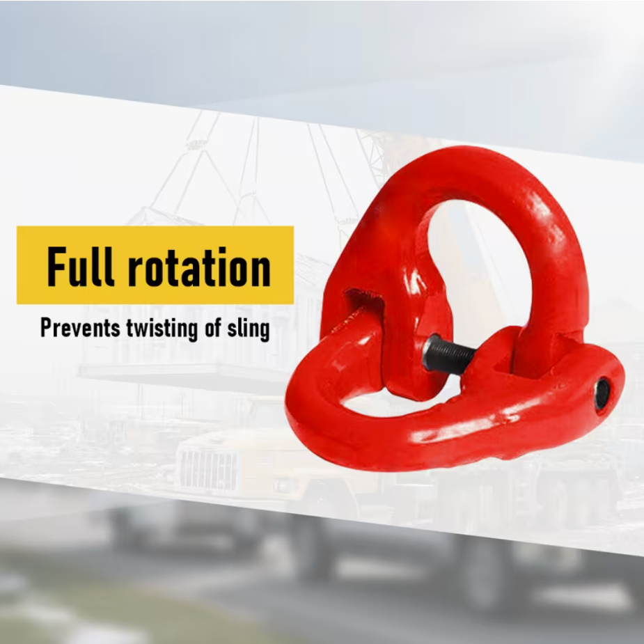 2SETS 2T Sling Hook w/ Hammerlock Heavy Duty Safety Latch Swivel Winch Hook For