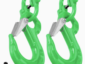 2SET 3.15T Sling Hook Heavy Duty Hammerlock/Slip Hook Kit w/ Swivel Winch &