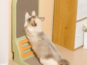 CARLA HOME Vertical Cat Scratching Board with Durable Cardboard for Indoor Cats