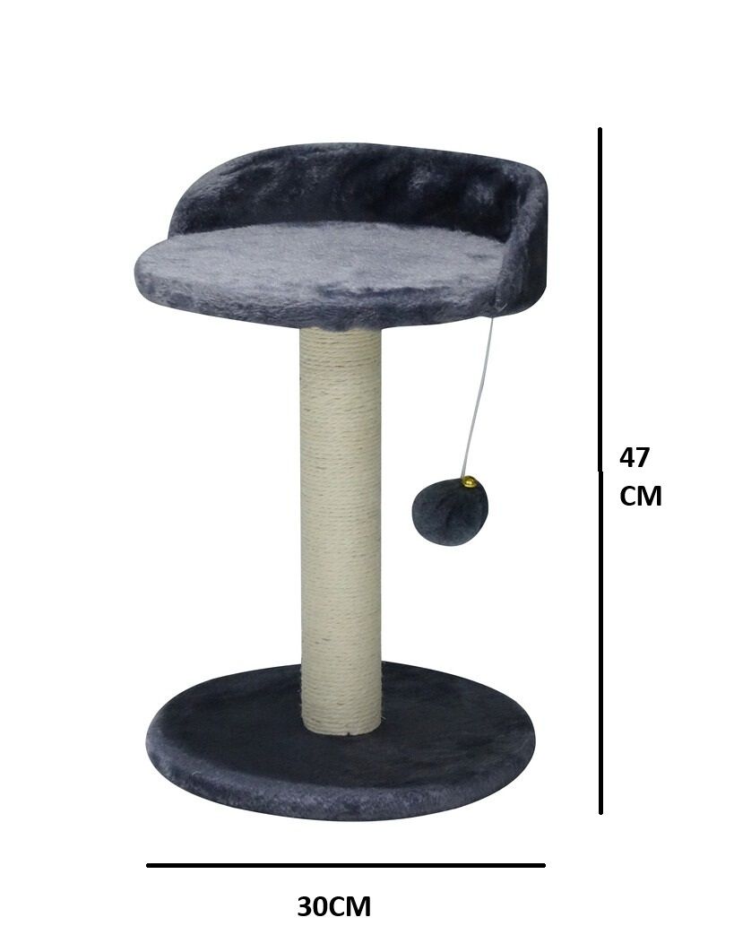 CARLA HOME Cat Tree Tower for Indoor Cats w/ Plush Perch, Sisal Scratching Post