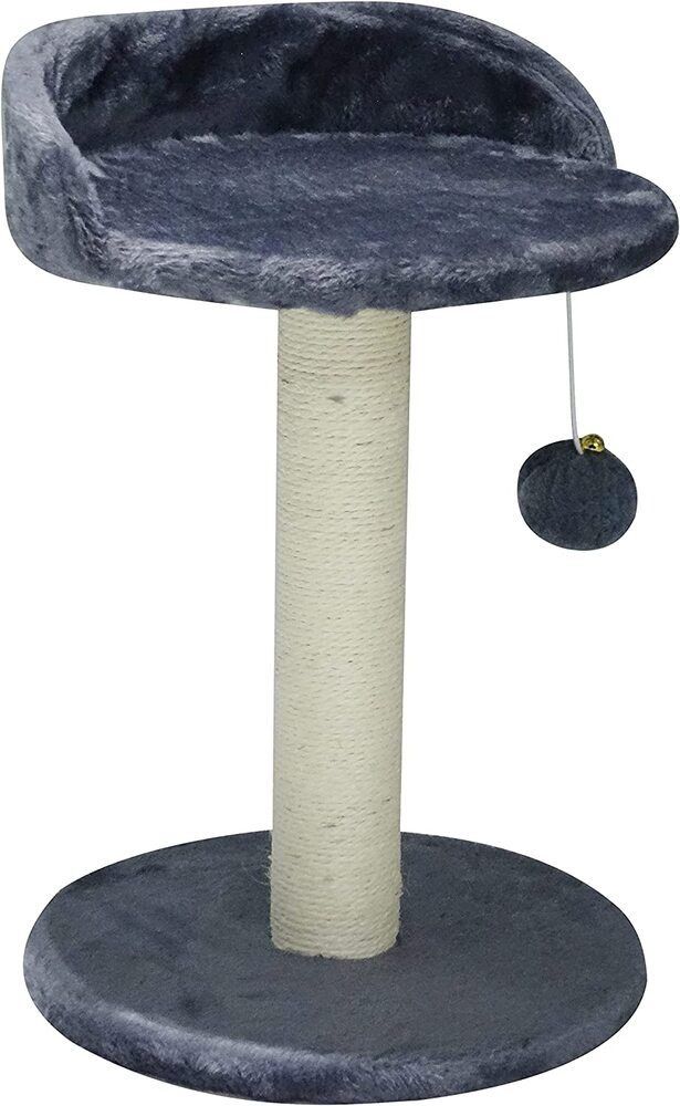 CARLA HOME Cat Tree Tower for Indoor Cats w/ Plush Perch, Sisal Scratching Post