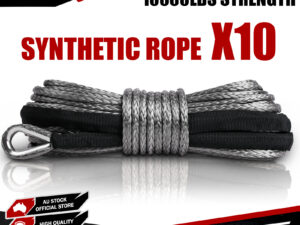 X-BULL Synthetic Dyneem Rope 5.5MM x 13M SK75 Car Tow Recovery Winch Cable Line