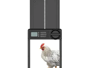 Rooster Farms Automatic Chicken Coop Door - Battery Timer Anti Pinch Safety