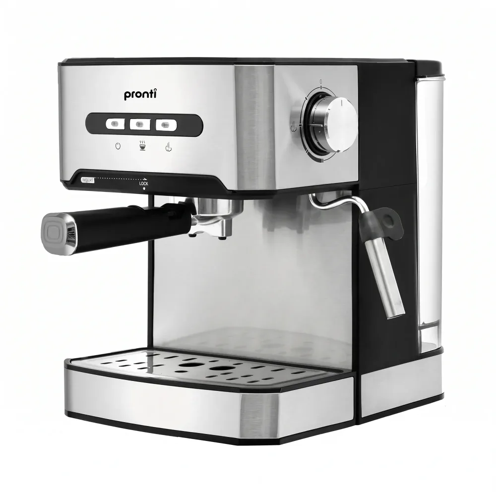 Pronti 1.6L Automatic Coffee Espresso Machine with Steam Frother