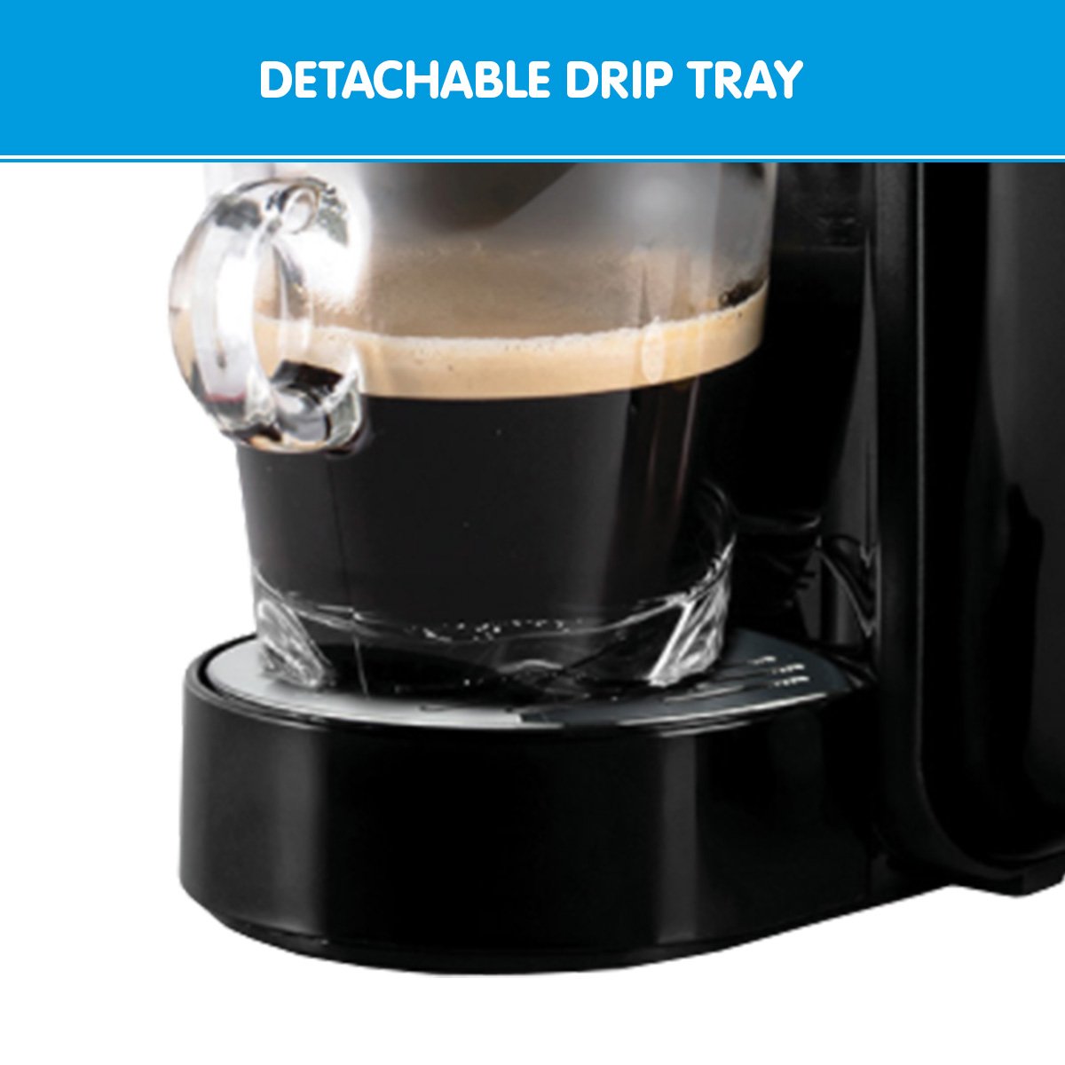 Pronti HomeMaid 3-in-1 Coffee Machine Multi-Capsule Pods & Ground Coffee