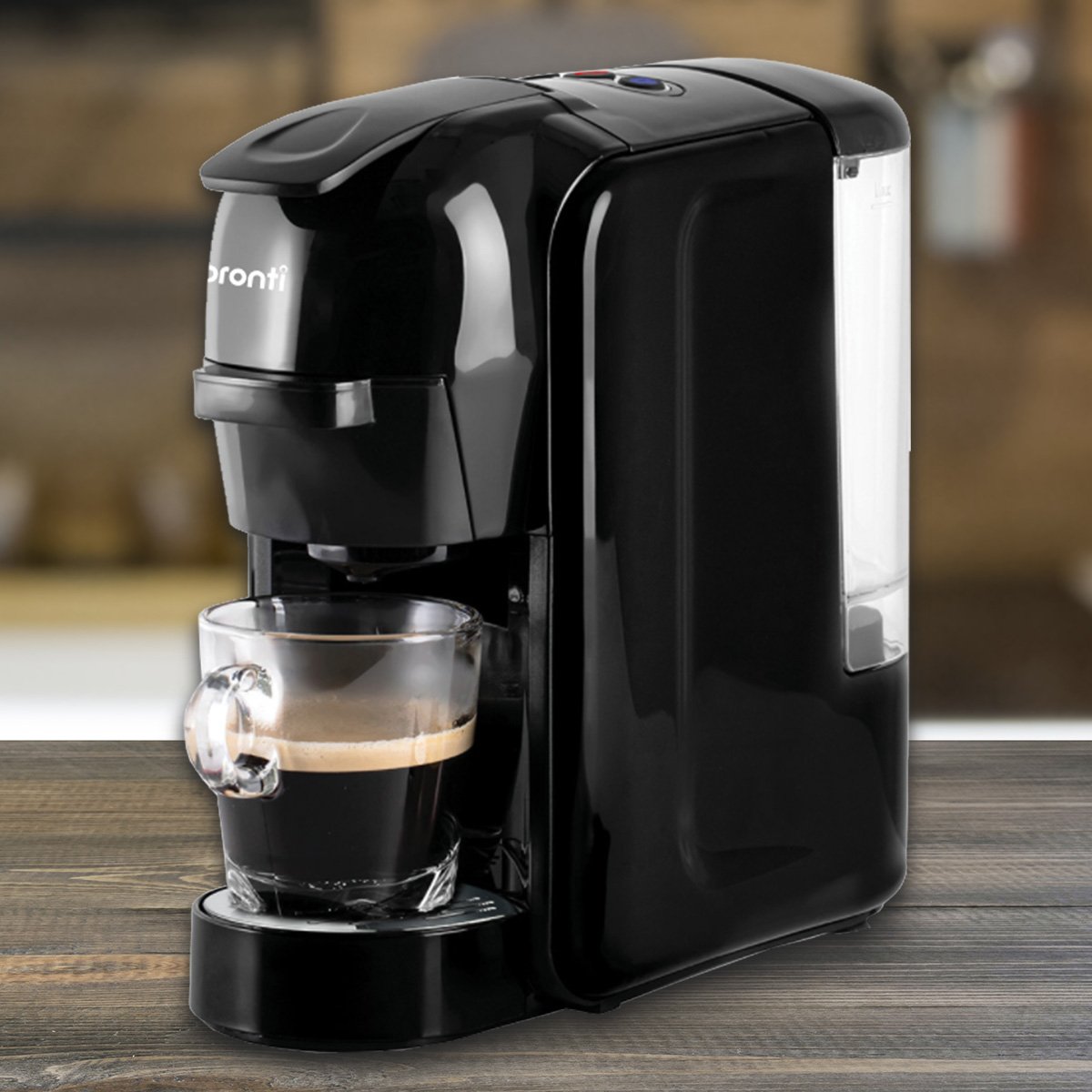 Pronti HomeMaid 3-in-1 Coffee Machine Multi-Capsule Pods & Ground Coffee