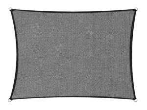 Wallaroo 280gsm Outdoor Sun Shade Sail Canopy Grey - 3m X 2.5m