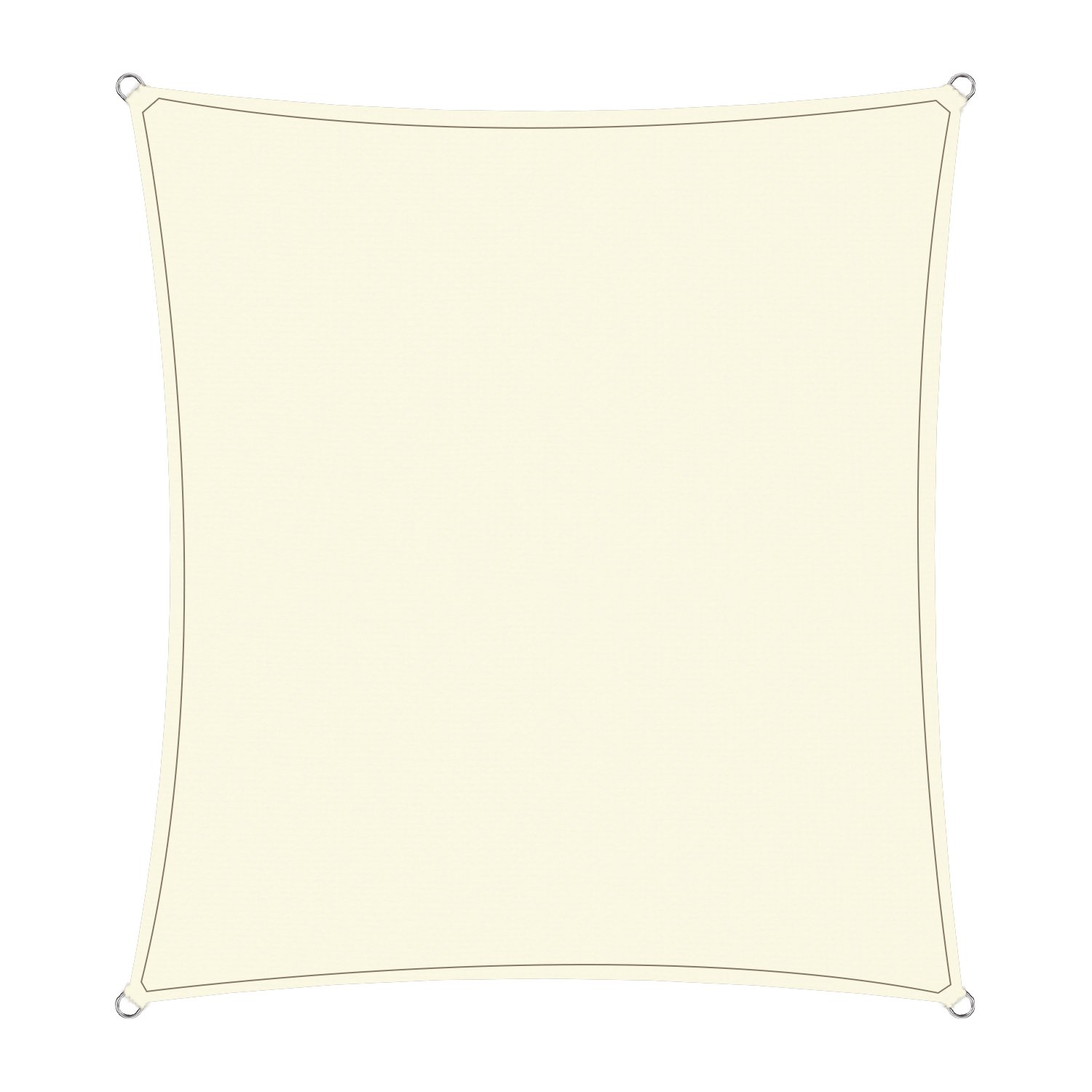 Wallaroo Waterproof Outdoor Shade Sail Sun Cloth Square 2.5x2.5M
