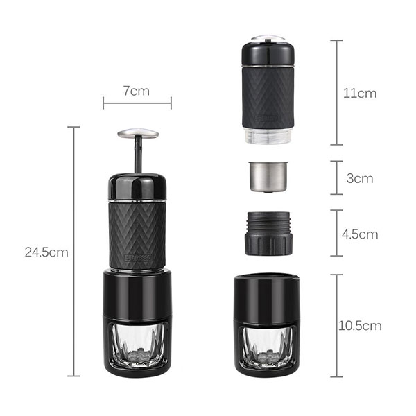 STARESSO Coffee Maker Red Dot Award Winner Portable Espresso Cappuccino Quick