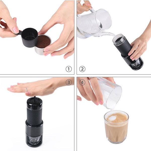 STARESSO Coffee Maker Red Dot Award Winner Portable Espresso Cappuccino Quick