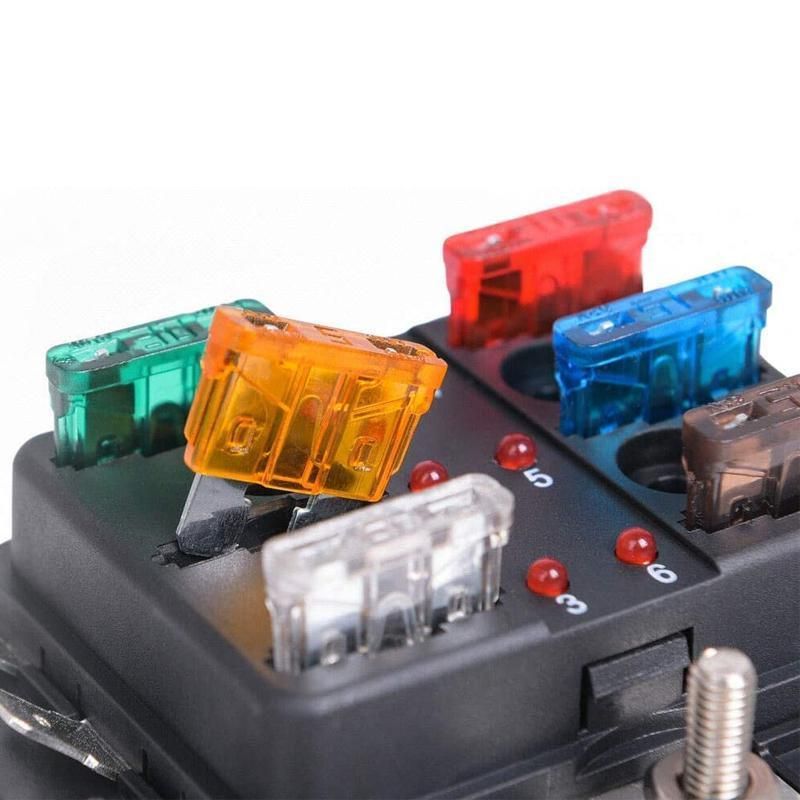 100PCS Standard Blade Auto Car Assorted Fuses Assortment Kits Sets 2A-35A w/ Box