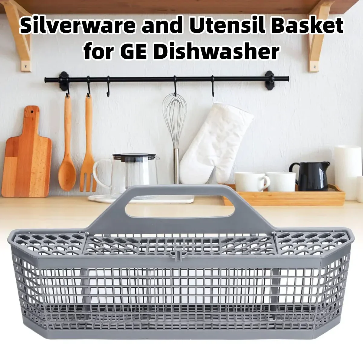 Universal Dishwasher Cutlery Basket Silverware Utensil Holder for Fork Knife