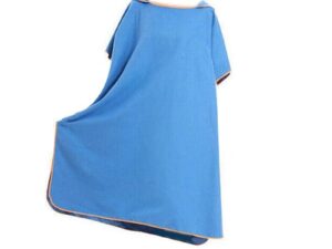 Adult Changing Robe Towel Bath Hooded Quick Dry Beach Towel Poncho Bathrobe Au
