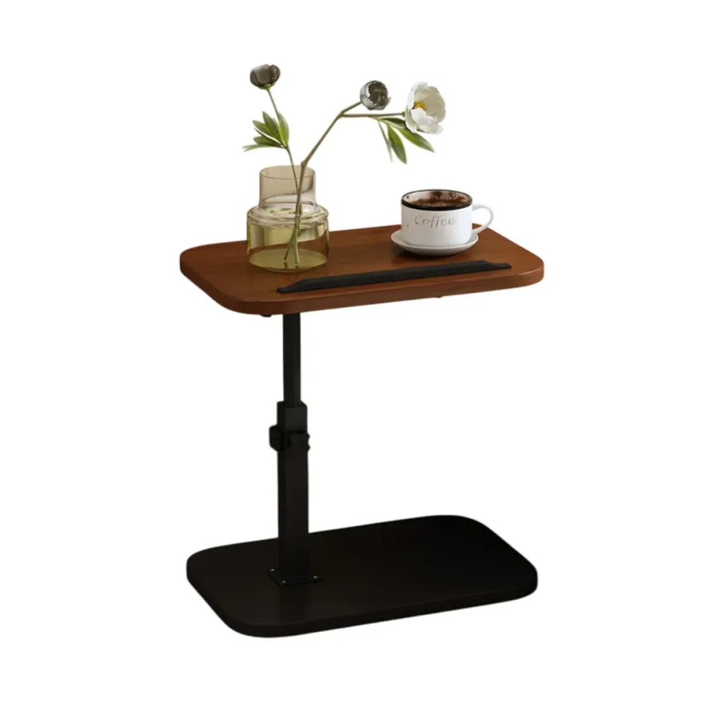 Adjustable Height Coffee Table Nightstand Sturdy Easy to Clean for Home Bedroom
