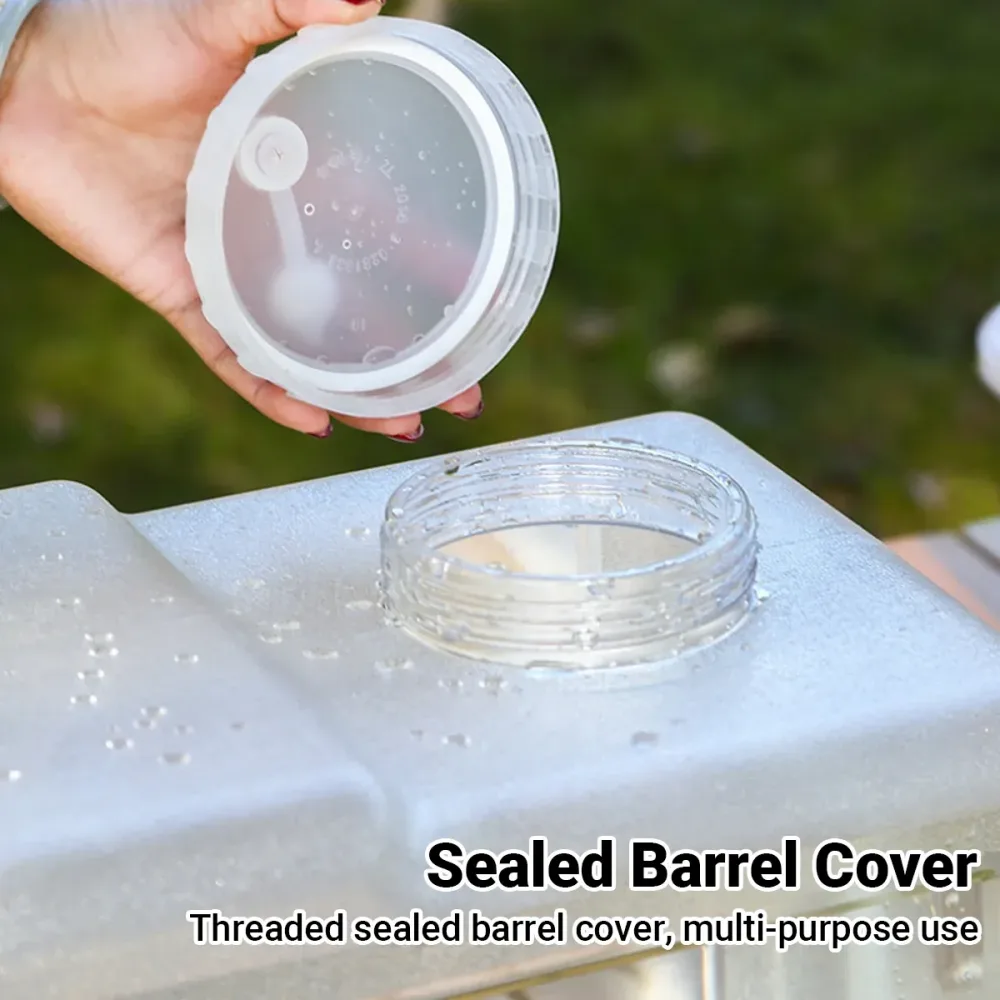 Water Bucket 12L Outdoor Portable Container With Faucet Camping Car Household