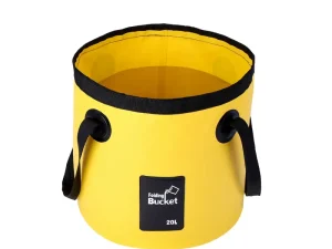 20L Portable Folding Bucket Water Container Camping Hiking Fishing Water Storage