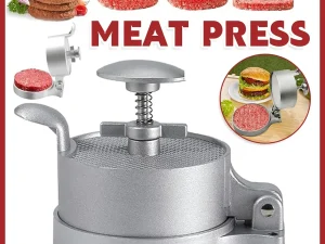 Flip Top Burger Press Meat Patty Maker Mould Filling Tool for Kitchen Hamburger