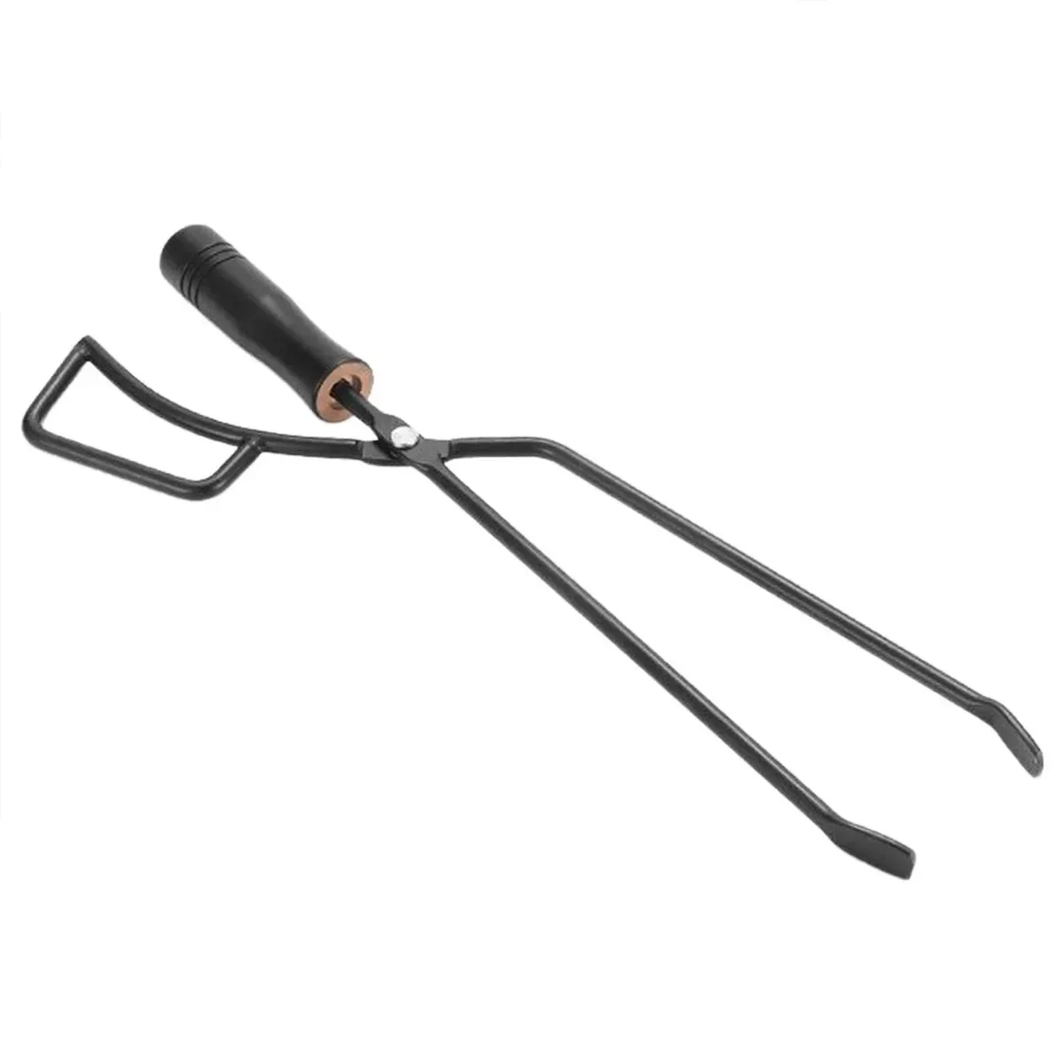 Barbecue Charcoal Tongs Fire Lifting Tool Metal Clamp For Outdoor Cooking Grill