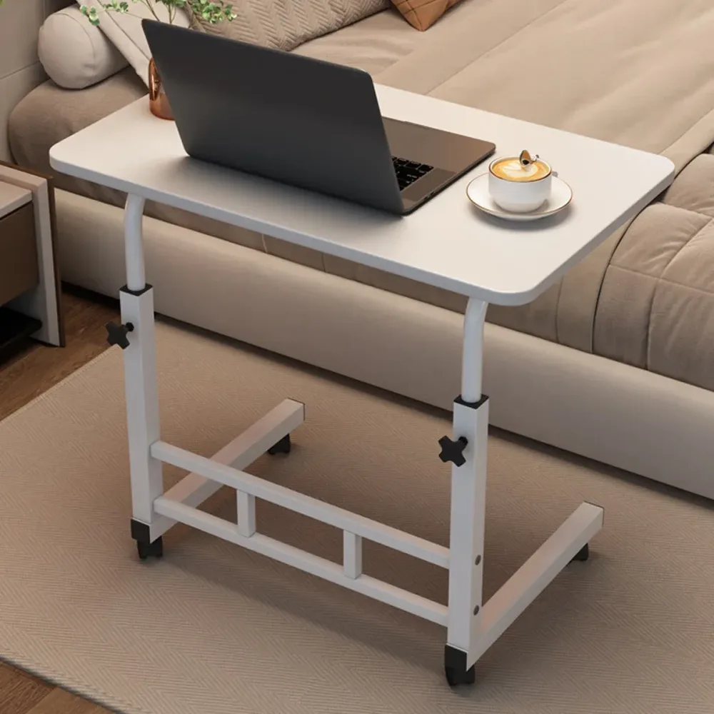 Laptop Desk Adjustable Height Mobile Side Table Ergonomic Design Stable Durable