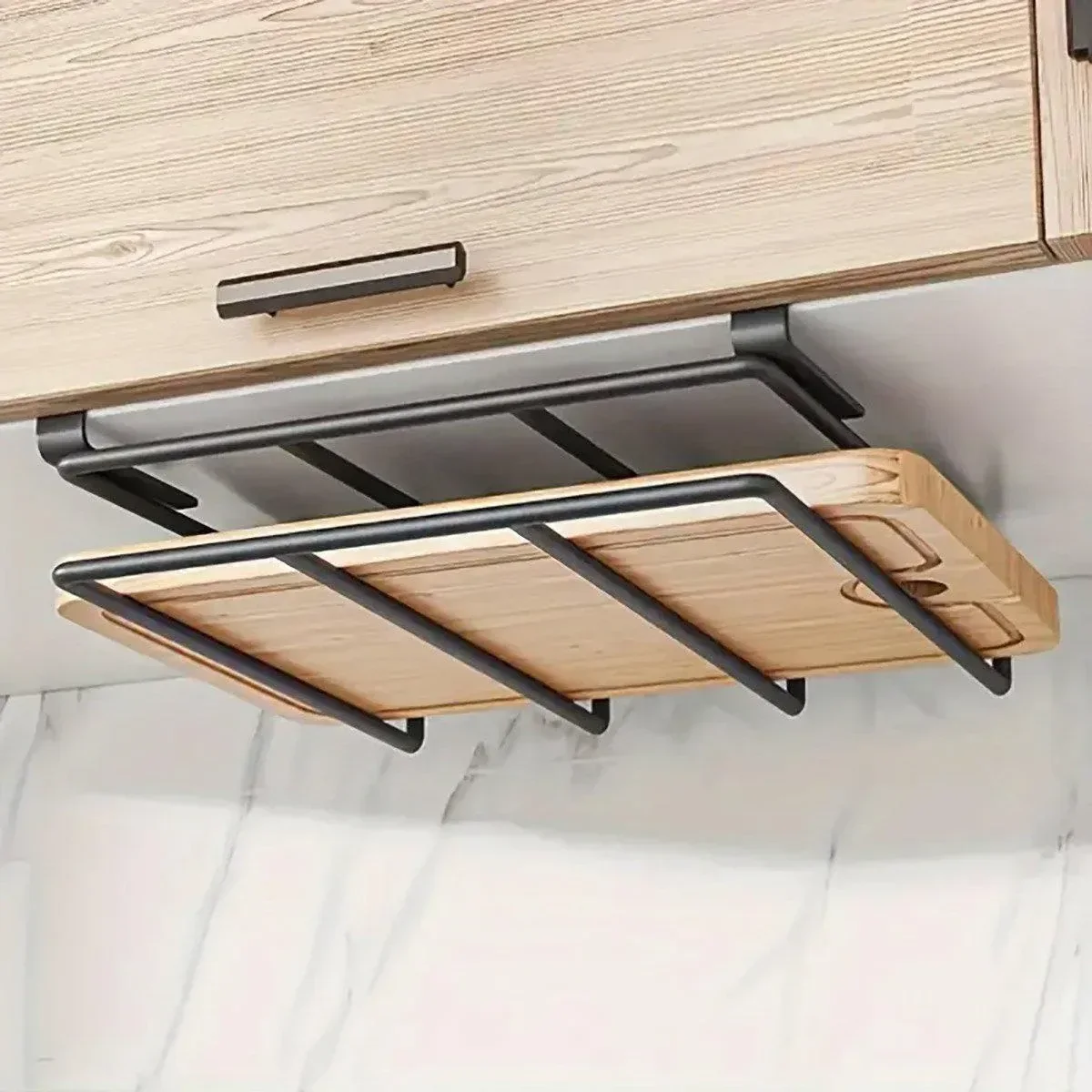 Double Stainless Steel Kitchen Organizer Shelf Rack Cabinet Storage Space Saver
