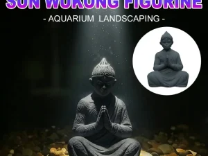 Sun Wukong Resin Figurine Aquarium Tank Ornament Decor