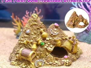 Aquarium Decoration Pineapple House Hideout Treasure Chest Fish Tank Ornament