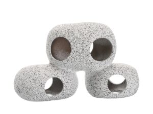 Clay Pot Aquarium Decoration Shrimp House Cichlid Breeding Tank Fish Nest - Nine