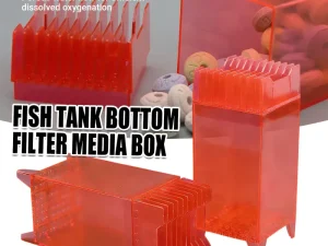 Aquarium Sump Filter Media Box Bacteria Cultivation Filtration Box Durable