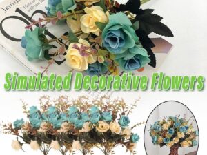 4pcs Artificial Flowers Home Decoration Floral Arrangement for Living Room Decor