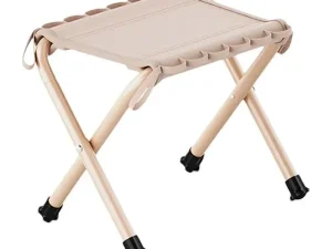 Outdoor Foldable Bench Stool Portable Camping Chair for Hiking Picnic Travel