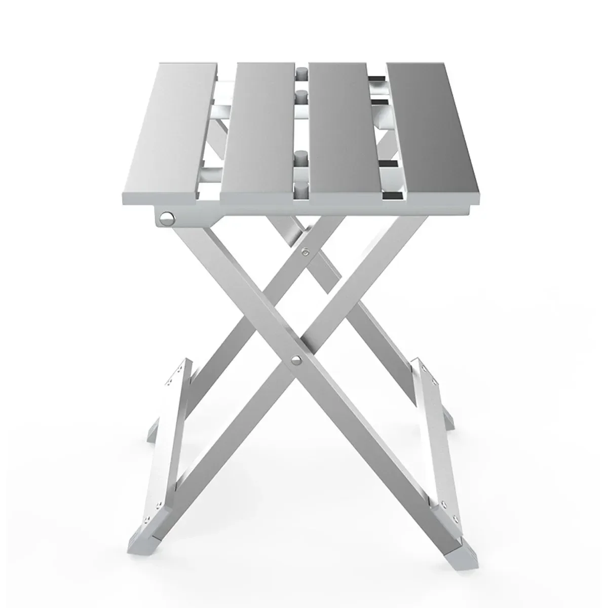 Lightweight Aluminum Alloy Folding Stool Portable for Camping Hiking Fishing
