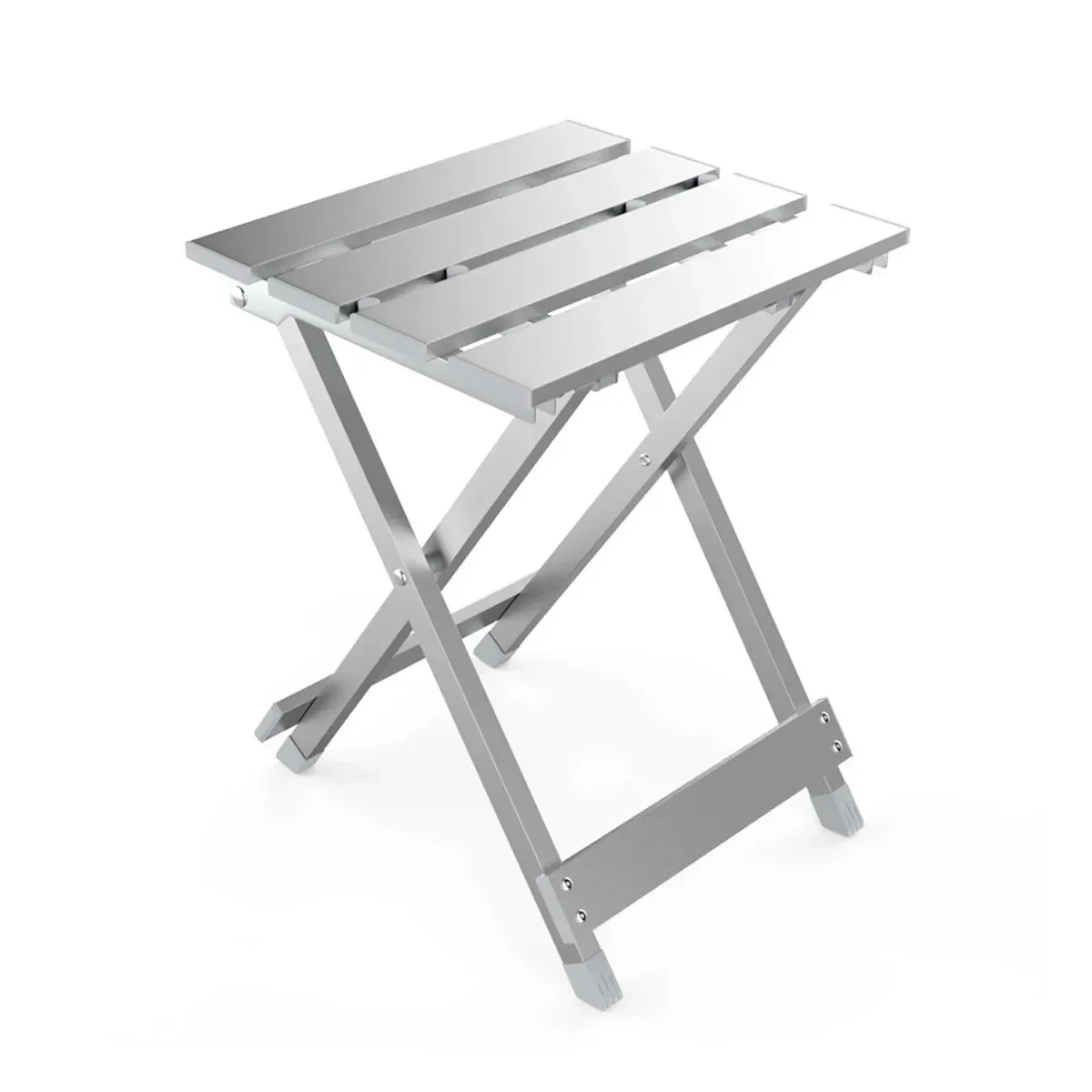Lightweight Aluminum Alloy Folding Stool Portable for Camping Hiking Fishing