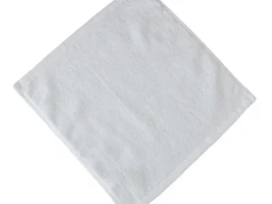 6PCS Hotel Cotton Face Towel White Soft Square Cloth Beauty Salon KTV Thick Wash