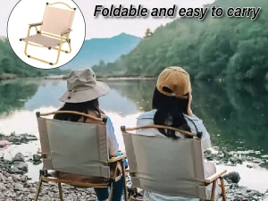 Outdoor Folding Chair Portable Camping Seat Lightweight Beach Chair for Travel