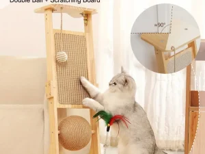 Cat Scratch Board Upright Claw Grinding Post Corner Scratching Column For Indoor