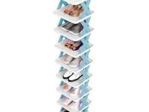 Simple Shoe Rack Home Use Space Saving Clip Storage Organizer Cabinet Stand