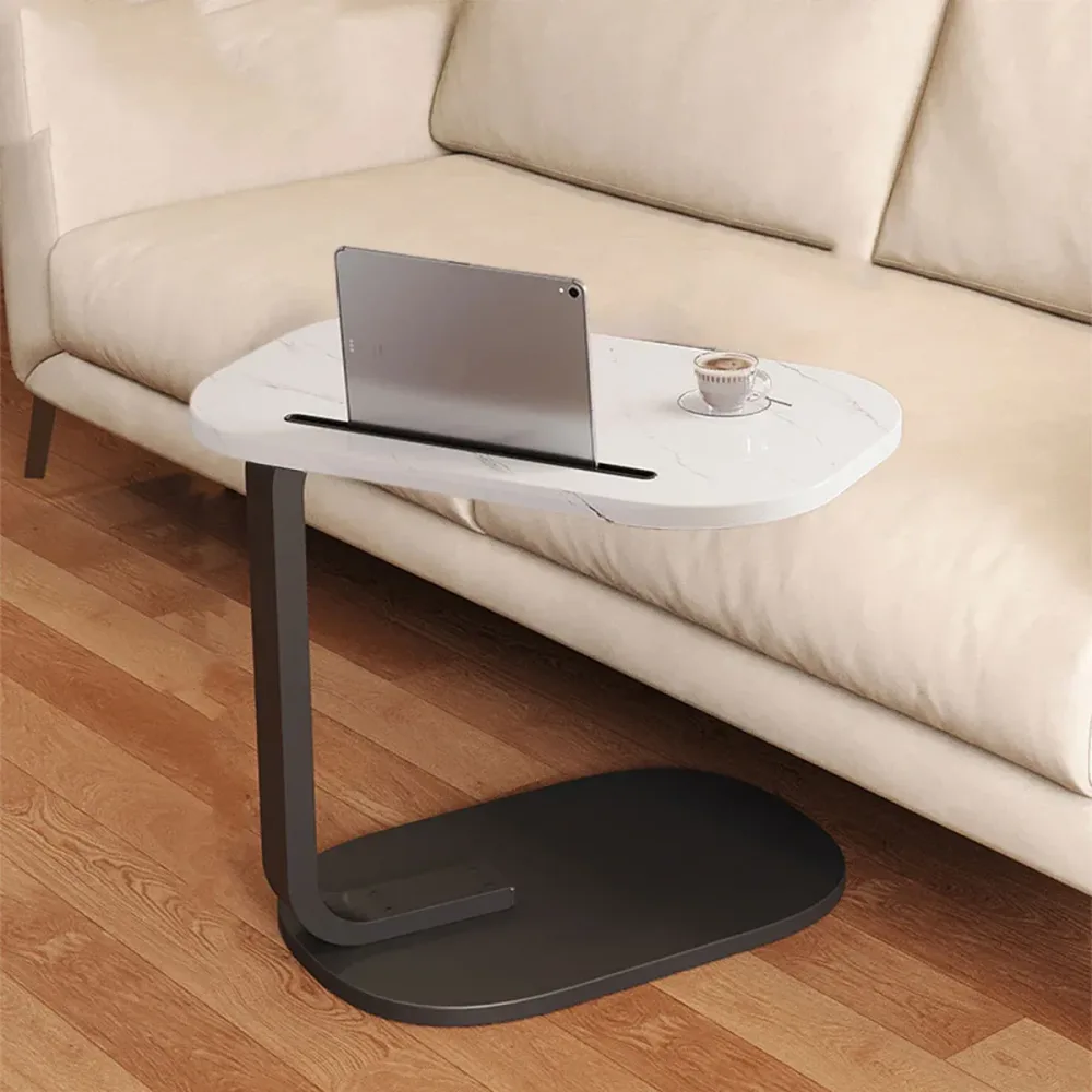 Mini Side Table Wooden Board Movable Lightweight Small Desk Compact Home Office