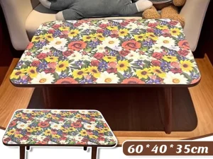 Mandala Style Side Table Small Flower Table Universal Type Durable Space-Saving