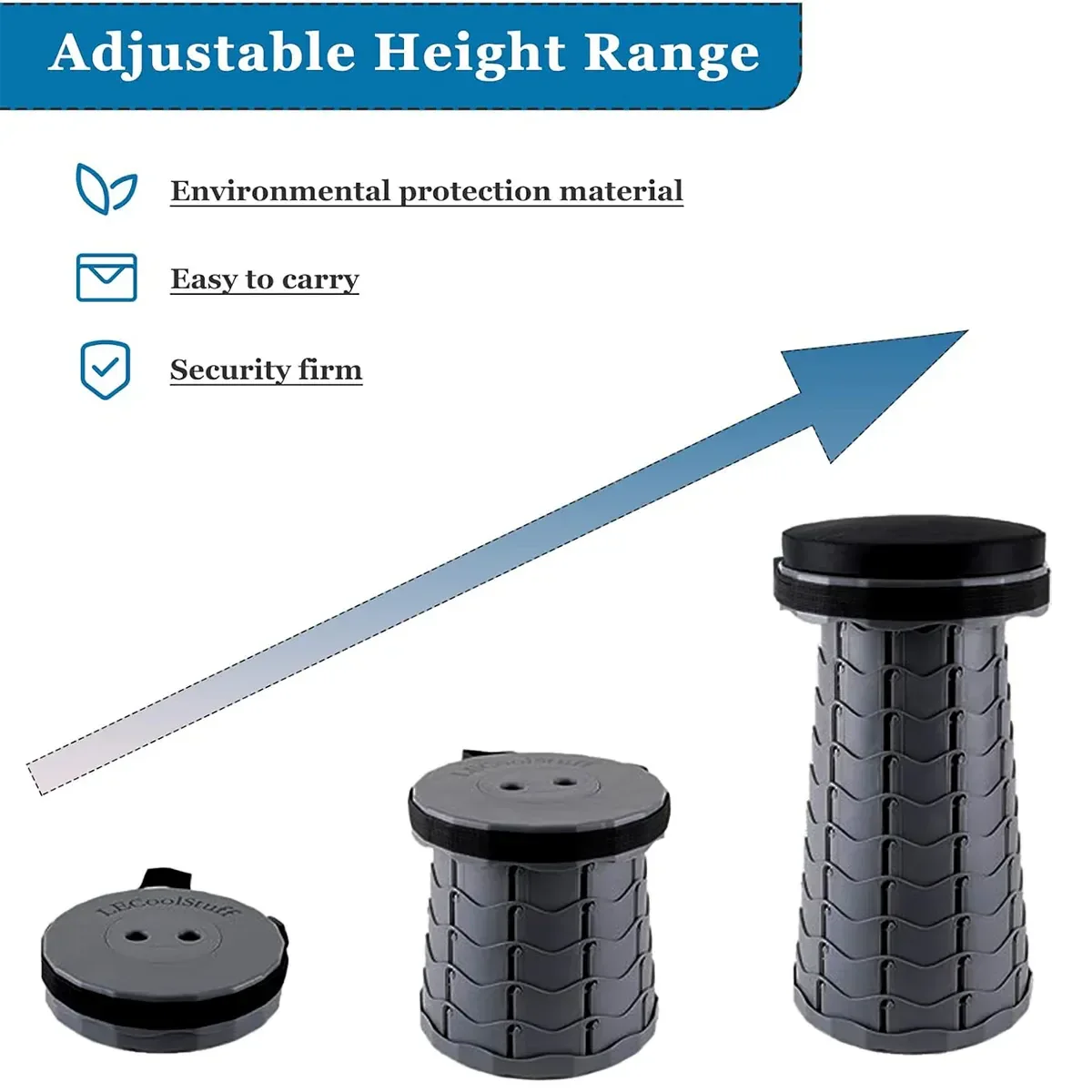 Portable Outdoor Travel Foldable Stool Camping Chair Lightweight Durable Use