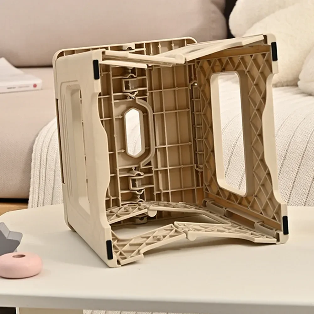 Portable Outdoor Plastic Folding Stool Lightweight Foldable For Camping Picnic
