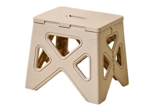Portable Folding Plastic Stool Lightweight Step Chair for Outdoor Camping or
