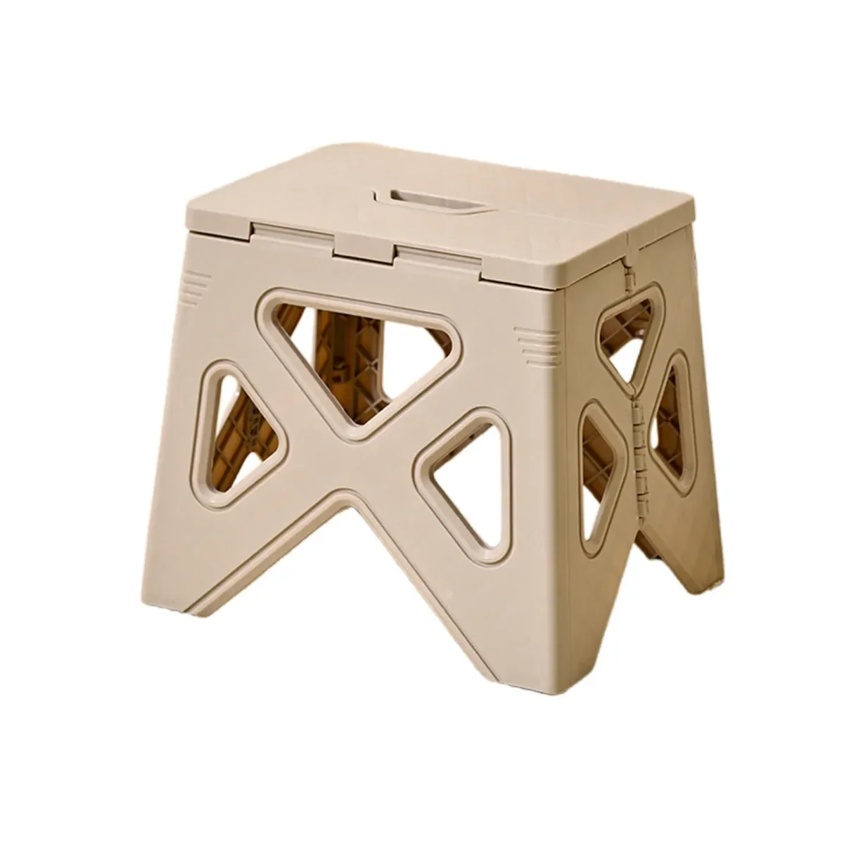 Portable Folding Plastic Stool Lightweight Step Chair for Outdoor Camping or