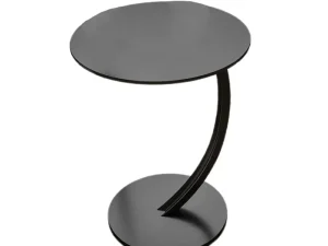 C Shaped Snack Side Table for Sofa Couch Small End Table for Living Room Bedroom